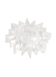 Прозрачное гелевое эрекционное кольцо-солнце - Toyfa Basic - в Пензе купить с доставкой