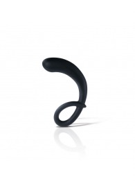 Черный массажер простаты Curving Curt - 13 см. - MyStim - купить с доставкой в Пензе