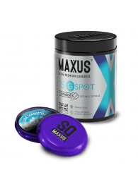 Гладкие презервативы Maxus G spot с двойной спиралью - 15 шт. - Maxus - купить с доставкой в Пензе