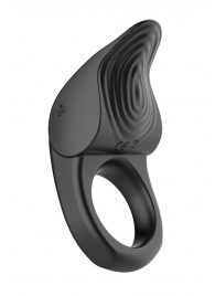 Черное эрекционное виброкольцо Vibro Lust Ring - MALESATION - в Пензе купить с доставкой