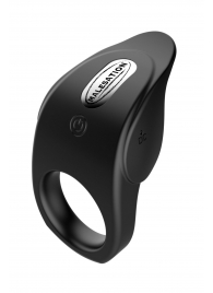 Черное эрекционное виброкольцо Vibro Lust Ring - MALESATION - в Пензе купить с доставкой