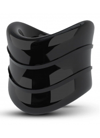 Черное эрекционное кольцо на мошонку Beef Ball Stretcher Snug X Long - Blush Novelties - в Пензе купить с доставкой