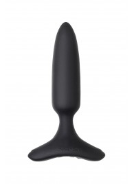Черная анальная втулка Hush 2 (XS) - 12,1 см. - Lovense