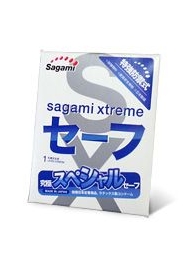 Презерватив Sagami Xtreme Ultrasafe с двойным количеством смазки - 1 шт. - Sagami - купить с доставкой в Пензе