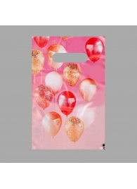Пакет «Праздничные шары» с вырубной ручкой (20х30 см) - UPAK LAND - купить с доставкой в Пензе