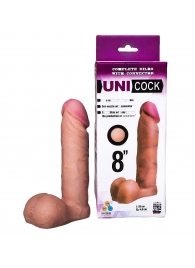 Фаллическая насадка для страпона UNICOCK 8  - 20 см. - LOVETOY (А-Полимер) - купить с доставкой в Пензе
