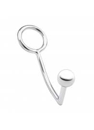 Кольцо на пенис с анальным стимулятором Stainless Steel Anal Hook   Cock Ring - BlueLine - в Пензе купить с доставкой