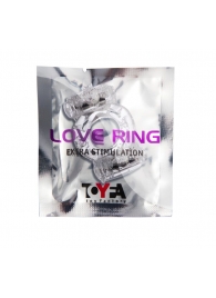 Прозрачное виброкольцо с двумя вибропульками - Toyfa Basic - в Пензе купить с доставкой