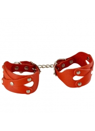 Красные наручники «Цезарь» - Sitabella - купить с доставкой в Пензе