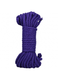 Фиолетовая верёвка для связывания и фиксации Bind Tie - 9,14 м. - Doc Johnson - купить с доставкой в Пензе