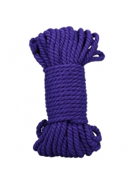 Фиолетовая верёвка для связывания и фиксации Bind Tie - 15,24 м. - Doc Johnson - купить с доставкой в Пензе