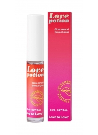 Возбуждающий блеск для губ Love Potion - 8 мл. - Love to Love - купить с доставкой в Пензе