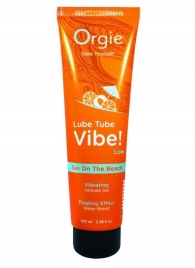 Гель с эффектом вибрации Lube Tube Vibe Low Sex On The Beach - 100 мл. - ORGIE - купить с доставкой в Пензе