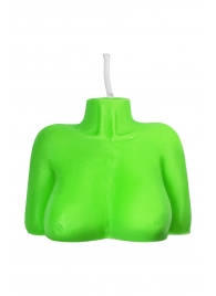 Зеленая сувенирная свеча «Женский силуэт» - Pecado - купить с доставкой в Пензе