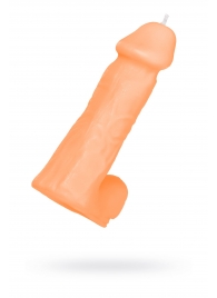 Оранжевая сувенирная свеча «Пенис» - Pecado - купить с доставкой в Пензе