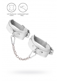 Белые мини-оковы со скруглёнными углами - Pecado - купить с доставкой в Пензе