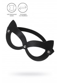 Черная открытая маска с ушками кошки - Pecado - купить с доставкой в Пензе