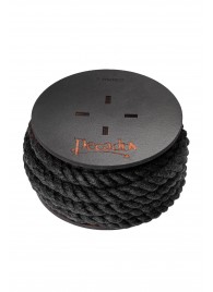 Черная веревка для шибари на катушке - 5 м. - Pecado - купить с доставкой в Пензе