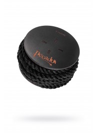 Черная веревка для шибари на катушке - 5 м. - Pecado - купить с доставкой в Пензе