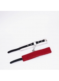 Бело-красные кожаные оковы - Crazy Handmade - купить с доставкой в Пензе