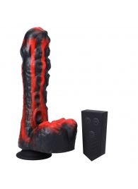 Черно-красная мини-машина на присоске Tendril Thruster - 21,6 см. - Doc Johnson - купить с доставкой в Пензе