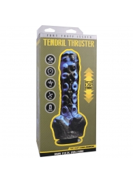 Черно-синяя мини-машина на присоске Tendril Thruster - 21,6 см. - Doc Johnson - купить с доставкой в Пензе