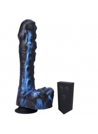 Черно-синяя мини-машина на присоске Tendril Thruster - 21,6 см. - Doc Johnson - купить с доставкой в Пензе