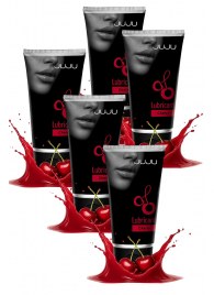 Набор из 5 съедобных лубрикантов JUJU со вкусом вишни - JuJu - купить с доставкой в Пензе