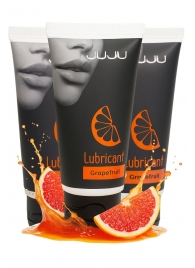 Набор из 3 съедобных лубрикантов JUJU со вкусом грейпфрута - JuJu - купить с доставкой в Пензе