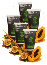 Набор из 5 съедобных лубрикантов JUJU со вкусом тропических фруктов - JuJu - купить с доставкой в Пензе