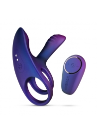 Фиолетовое эрекционное виброкольцо с клиторальной подушечкой Infinity Ignite - ONE DC B.V. - в Пензе купить с доставкой