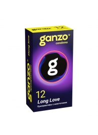 Презервативы с анестетиком для продления удовольствия Ganzo Long Love - 12 шт. - Ganzo - купить с доставкой в Пензе