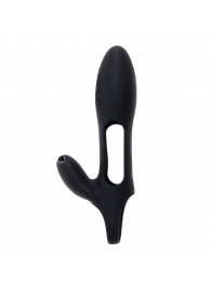 Черная насадка на пенис с вибрацией Nautilus - Zero Tolerance - в Пензе купить с доставкой