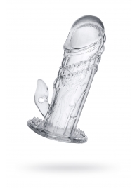 Прозрачная насадка на пенис Uco - 13 см. - A-toys - в Пензе купить с доставкой