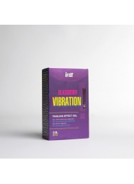 Стимулирующий гель с эффектом вибрации Blackberry Vibration - 15 мл. - INTT - купить с доставкой в Пензе