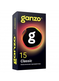 Классические презервативы с обильной смазкой Ganzo Classic - 15 шт. - Ganzo - купить с доставкой в Пензе