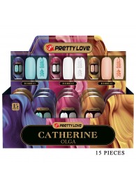 Набор из 15 мастурбаторов Catherine Olga - Baile - в Пензе купить с доставкой