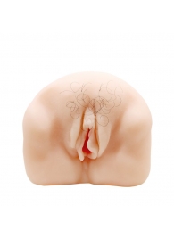 Телесный мастурбатор-вагина с оволосением и вибрацией - Baile - в Пензе купить с доставкой