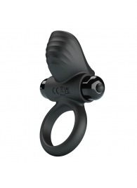 Черное эрекционное кольцо с вибрацией Adrien - Baile - в Пензе купить с доставкой