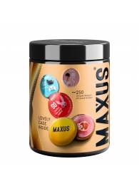 Точечные презервативы MAXUS 2000 Amazing Dots с железным кейсом - 12 шт. - Maxus - купить с доставкой в Пензе