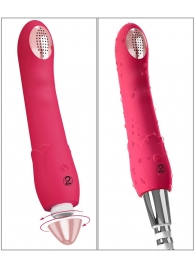 Малиновая насадка на душ с вибрацией Showers to orgasm - 20,1 см. - Orion - купить с доставкой в Пензе