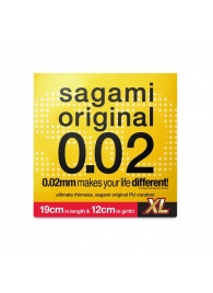 Презерватив увеличенного размера Sagami Original 0.02 XL-size - 1 шт. - Sagami - купить с доставкой в Пензе