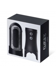 Набор Tenga Flip Zero Electronic Vibrotation: мастурбатор с вибрацией и устройство вращения - Tenga - в Пензе купить с доставкой