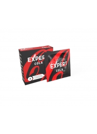 Презервативы с ароматом колы Expert Cola - 3 шт. - Expert - купить с доставкой в Пензе
