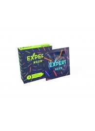 Светящиеся в темноте презервативы Expert Neon - 3 шт. - Expert - купить с доставкой в Пензе