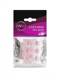 Прозрачная сквозная насадка на пенис с цветными шариками - Erowoman-Eroman - в Пензе купить с доставкой