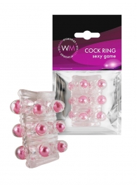 Прозрачная сквозная насадка на пенис с цветными шариками - Erowoman-Eroman - в Пензе купить с доставкой