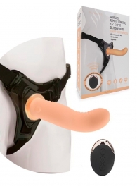 Женский вибрострапон со съемной насадкой и пультом ДУ - Erokay - купить с доставкой в Пензе