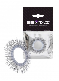 Круглое эрекционное кольцо с «ресничками» - Sextaz - в Пензе купить с доставкой