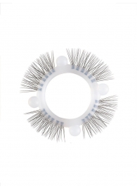 Эластичное кольцо с «ресничками» и 4 шариками - Sextaz - в Пензе купить с доставкой